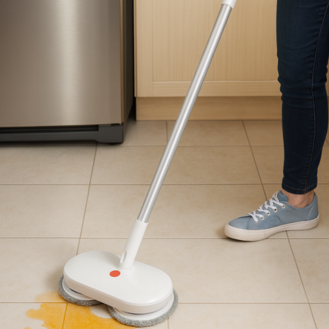 Mopa Eléctrica con Spray Automático + Repuestos de Regalo