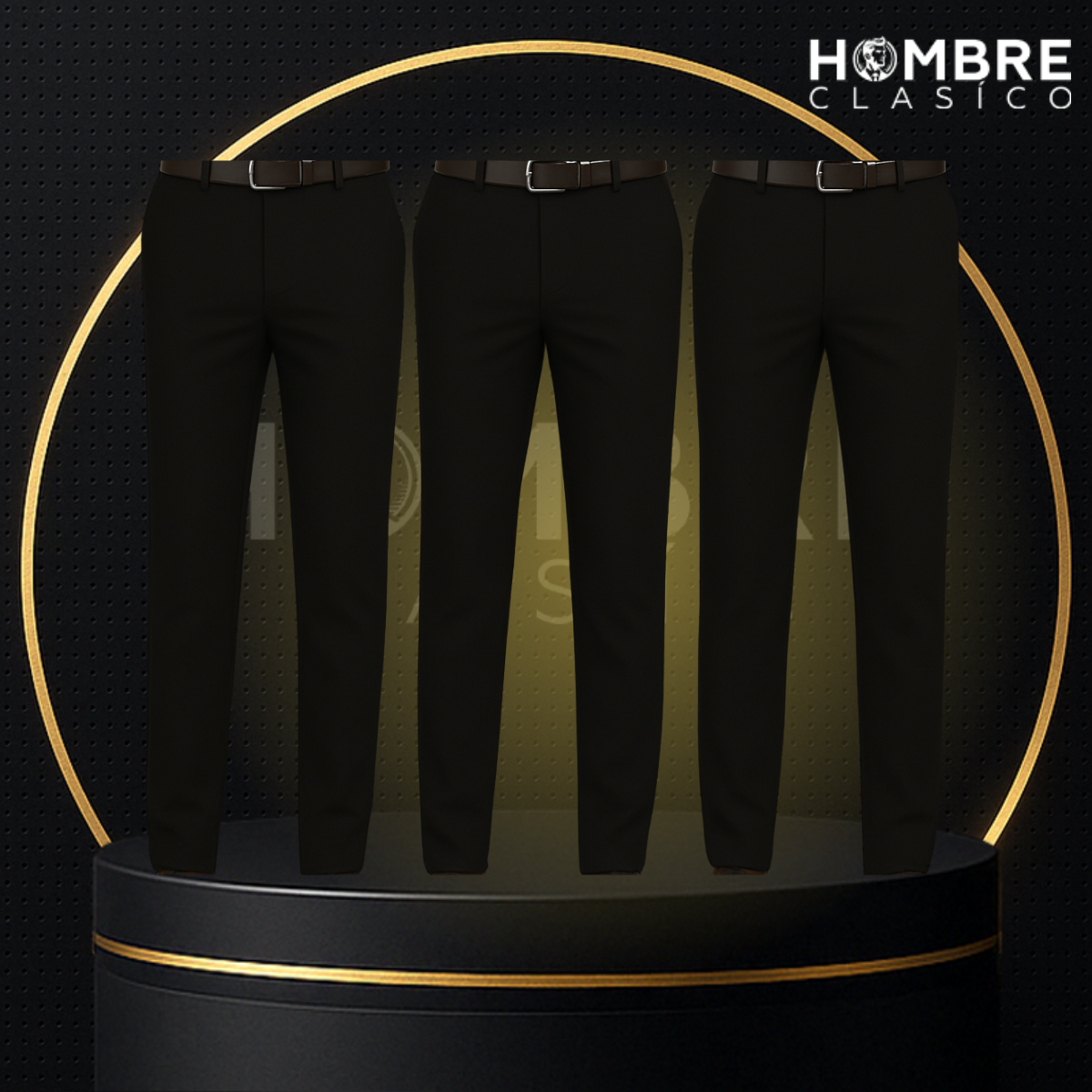 Kit de 3 Pantalones Masculinos