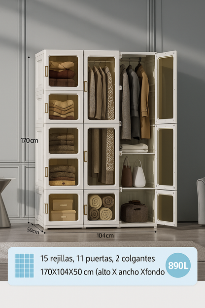 FoldyLux™ Closet Modular Inteligente: Compra 1 y llévate 2