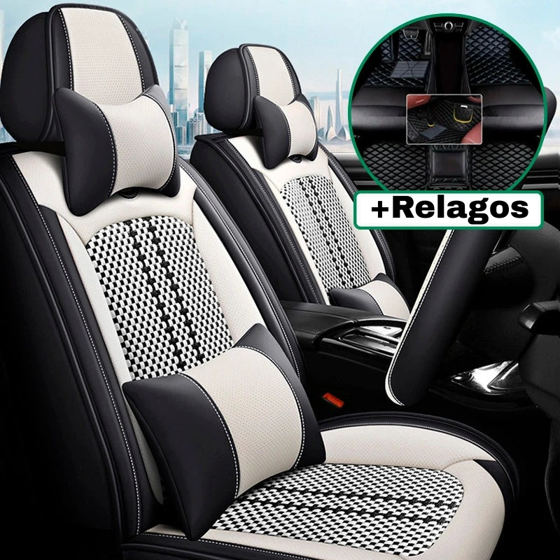 Funda para Auto en Cuero + Regalos