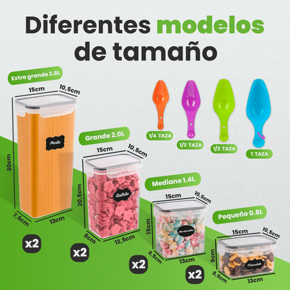 Pack De Recipientes De Alimentos