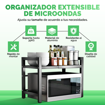 Organizador Extensible de Microondas