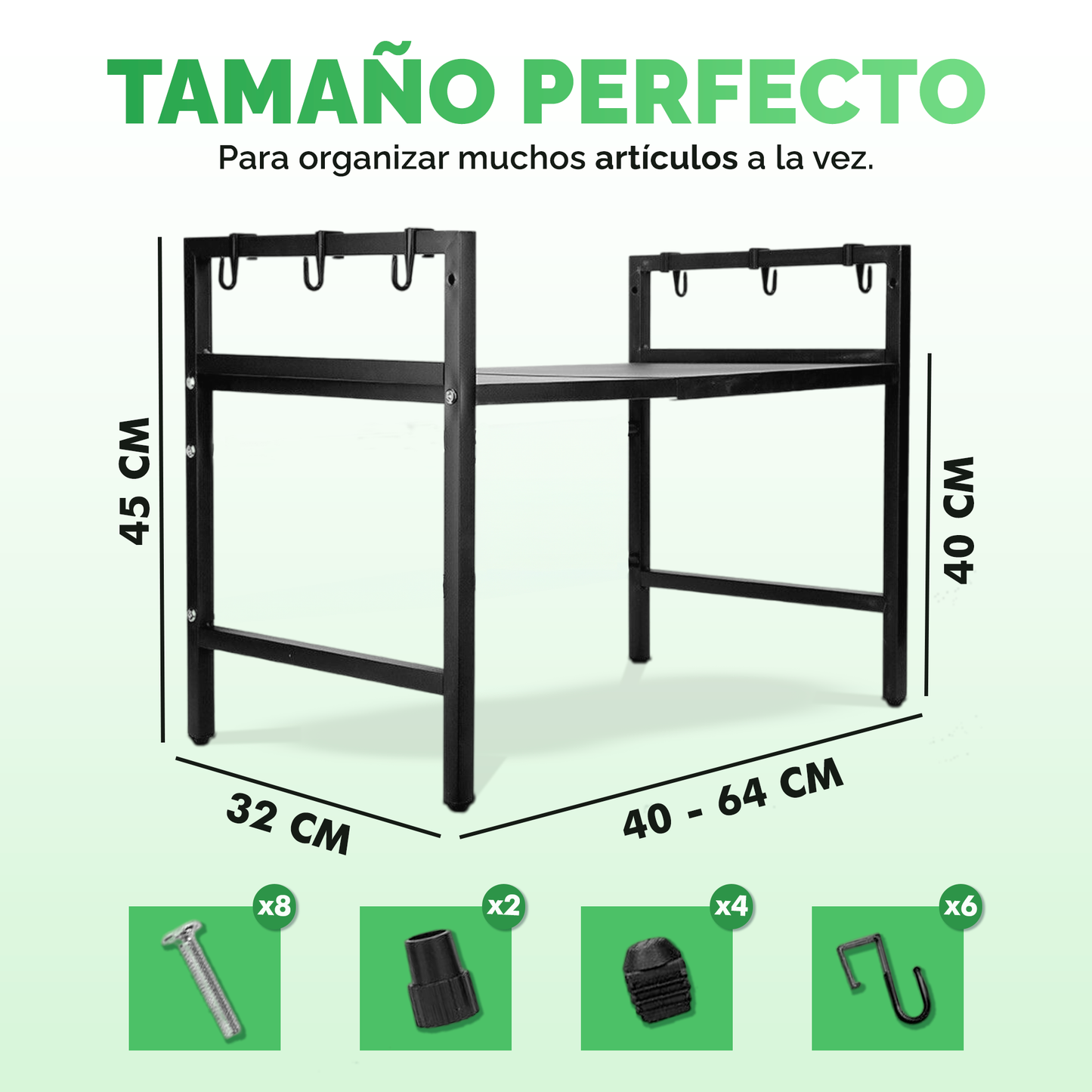 Organizador Extensible de Microondas