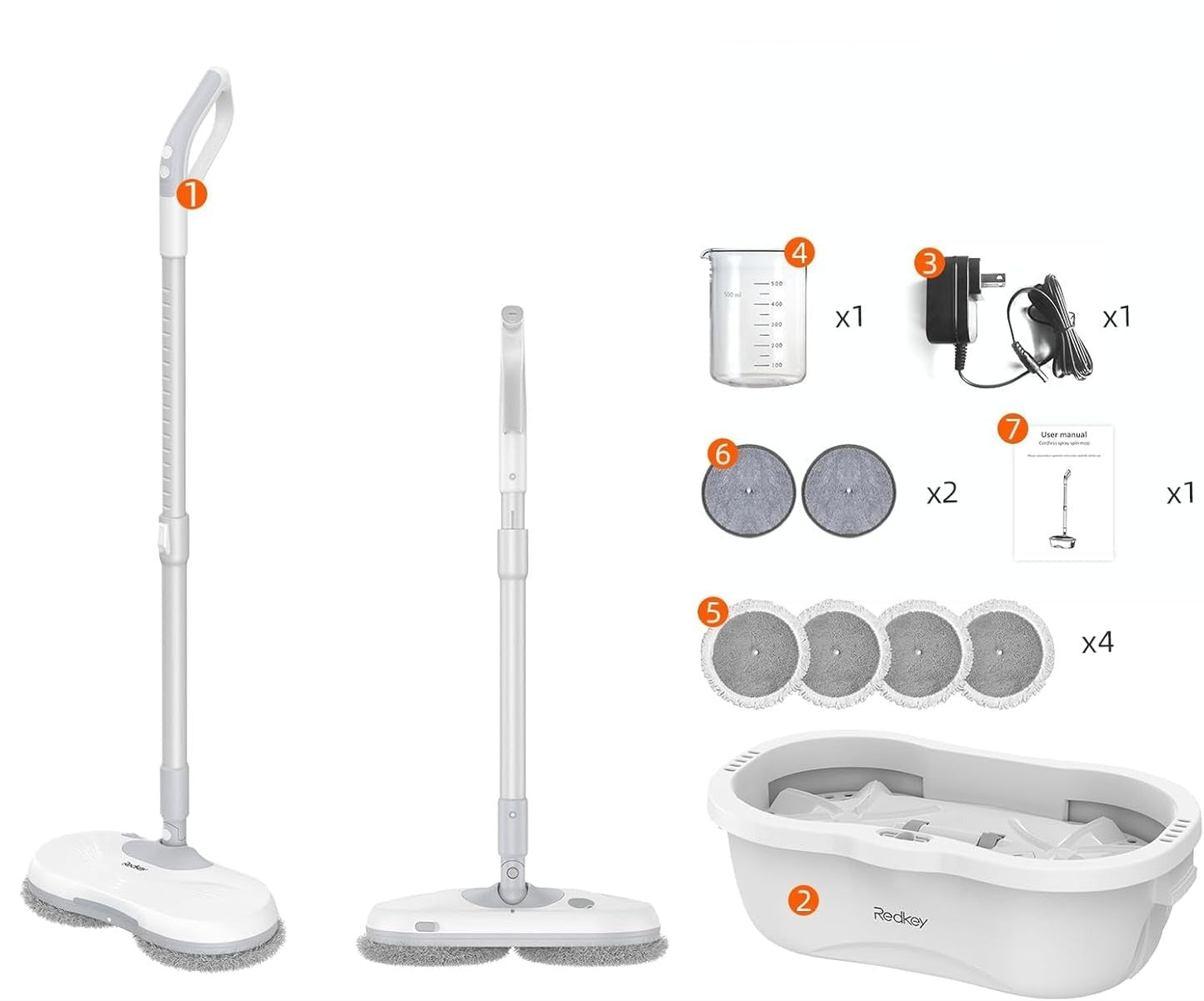 Mopa Eléctrica con Spray Automático + Repuestos de Regalo