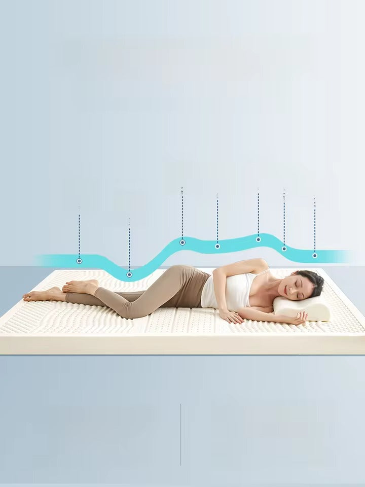 LatexCare™ – Colchón Ortopédico Látex + 4 Almohadas